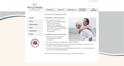Desktop Screenshot of proagemedia.de